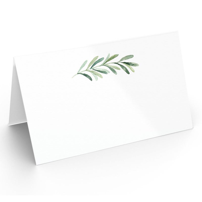 Printed Party Table Place Cards for All Occasions and Events, Set of 25 (Elegant Branch) - Image 1